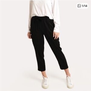 ATM Small Tencel Pull On Crop Lounge Casual Pants